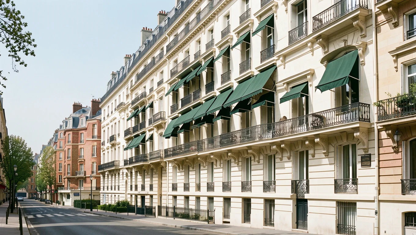 Store banne sur un balcon d'appartement : que dit le règlement de copropriété ?