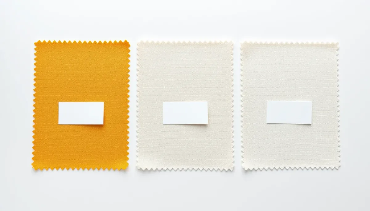 Comparatif visuel de trois toiles de store banne : acrylique, micro-perforée et polyester