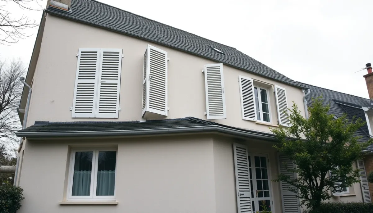 Volets à persiennes dans les Hauts-de-Seine