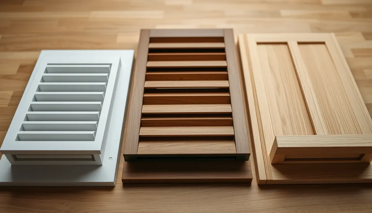 Comparatif de volets à persiennes en aluminium, PVC et bois