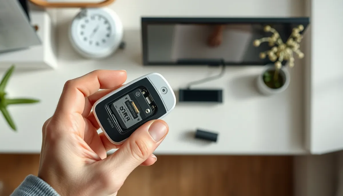 Remplacement de la pile d'une télécommande Somfy